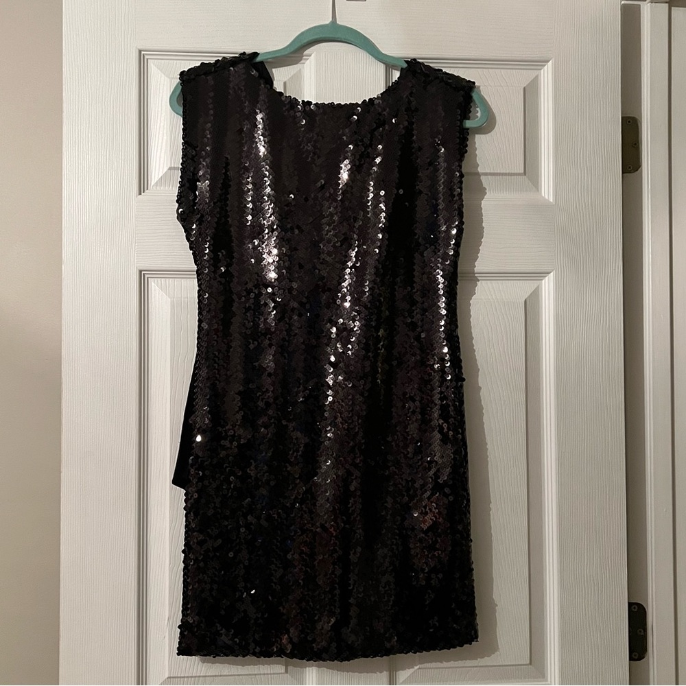 ASOS Black sequin dress